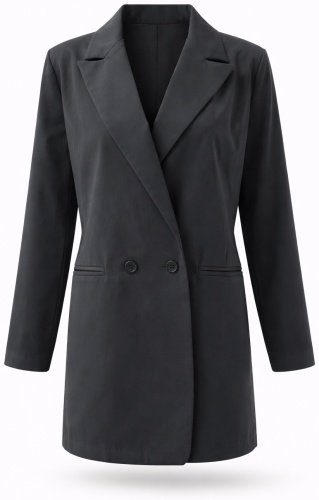 Пиджак свободного кроя AZHARA темно-серый