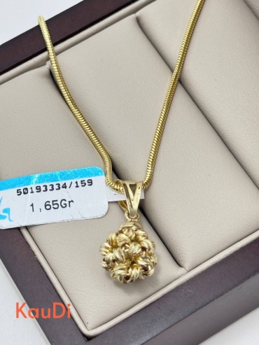Подвеска KauDi _Кулон _ вес 1.65 г золото, без вставок