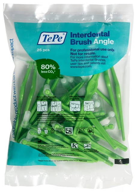 TePe TePe Angle Green зубной ершик средняя 25 шт