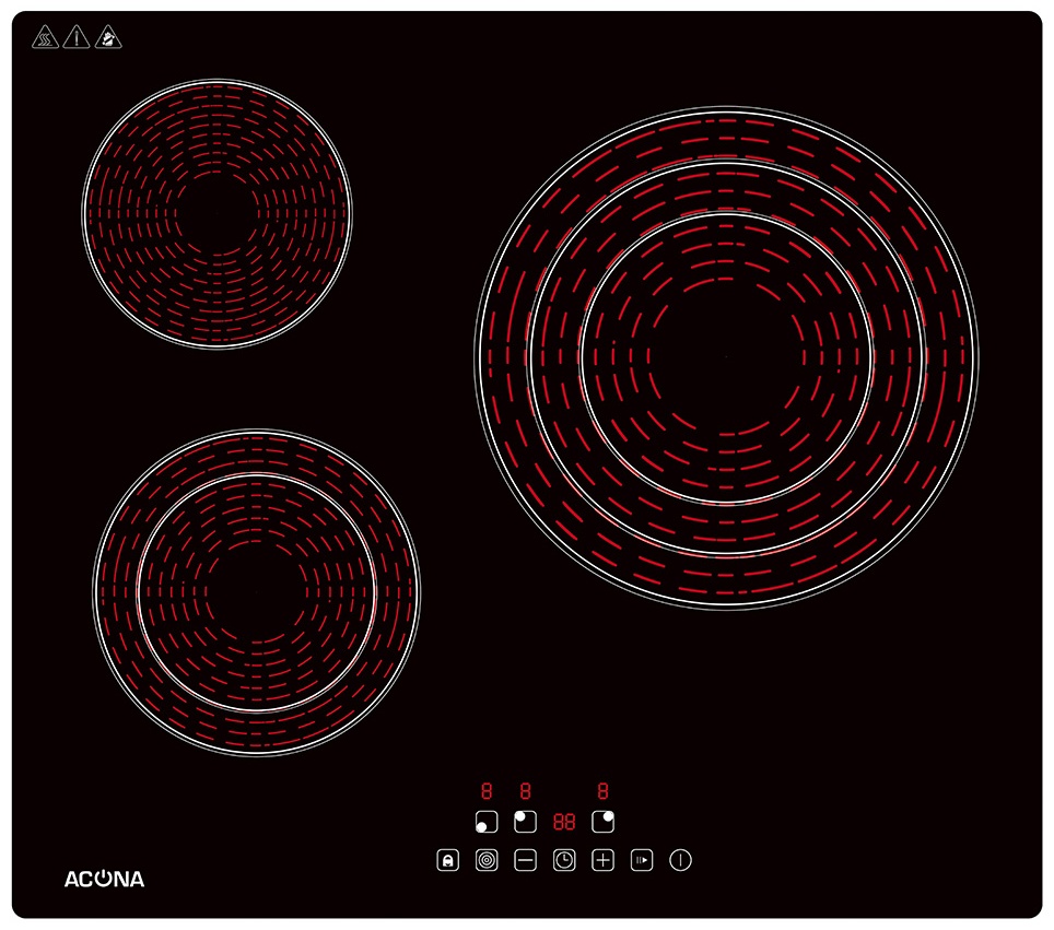 Варочная поверхность ACONA TC6103BK черный