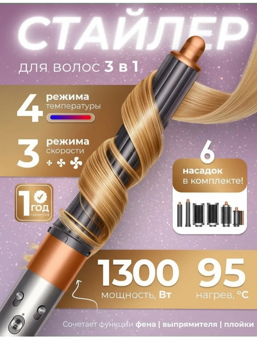 613569932 компактный фен серый