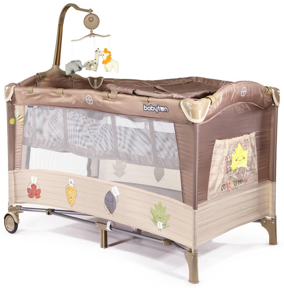 Манеж Babyton 1000067818 коричневый