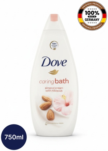 Dove Caring Bath Almond Cream with Hibiscus пенка 750 мл