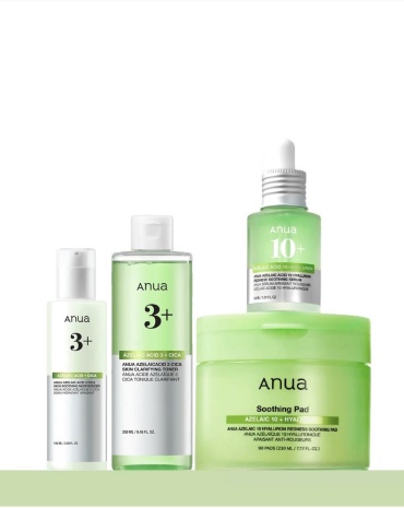 Anua Azelaic acid + Hyaluron + Cica набор по уходу за лицом унисекс