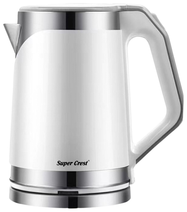 Электрочайник Super Crest SCT-4029 белый, серебристый