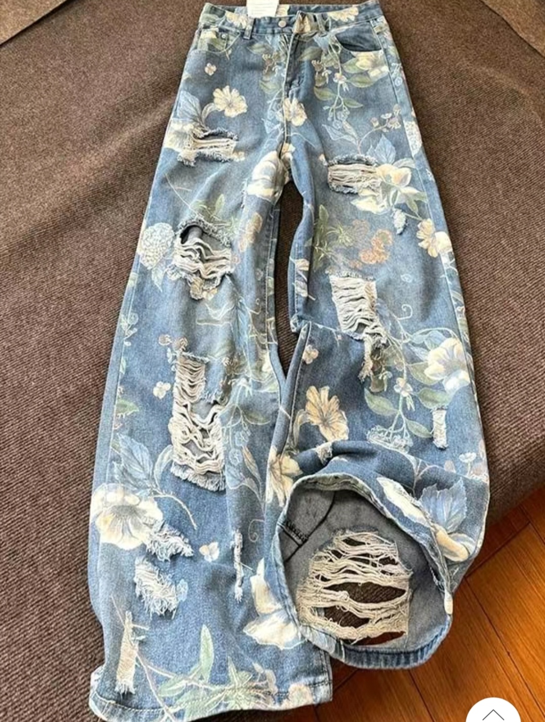 Джинсы клеш FASHION синий