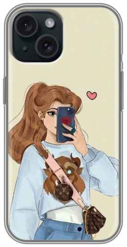 Чехол BAIKO для Apple iPhone 15 Plus рисунок