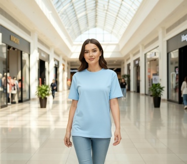 Футболка IU BRAND голубой