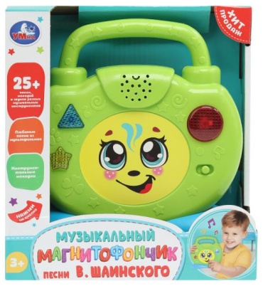 Музыкальная игрушка УМка Магнитофончик песни В. Шаинского