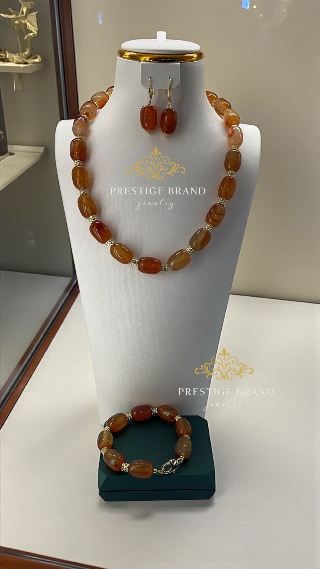 Prestige brand медицинское золото, сердолик