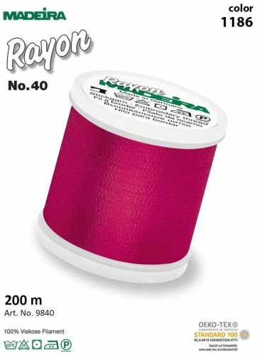Madeira Rayon №40 9840-1186 200 м 1 шт