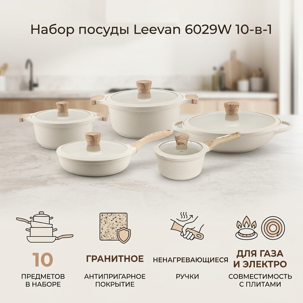 Смешанный набор Leevan 10 в 1