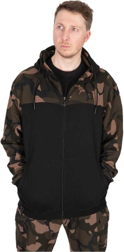 Толстовка FOX LW BLаck / Camo Split Zip Hoody L