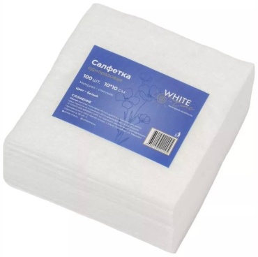 White Line одноразовые салфетки 10 x 10 cm 1 шт