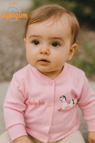 Кофточка Si baby розовый