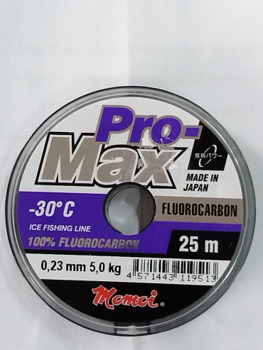 Леска Momoi флюоркарбоновая Pro max 0.23 мм прозрачный