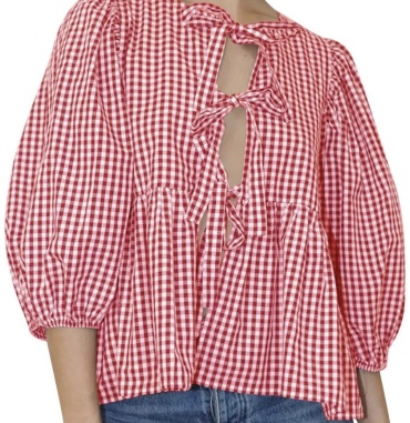 Рубашка FASHION белый, красный