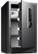 Сейф DELI ET-596 ключевой, электронный, биометрический замок (380х600х360 мм)