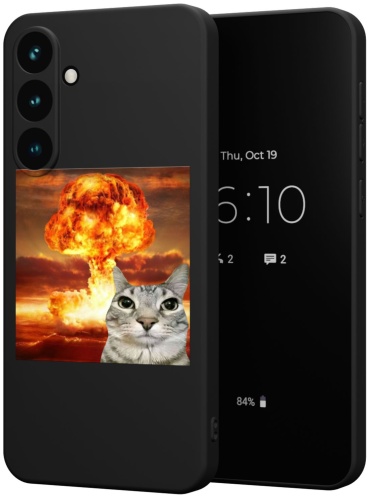 Чехол Mcover для Samsung S24 FE рисунок