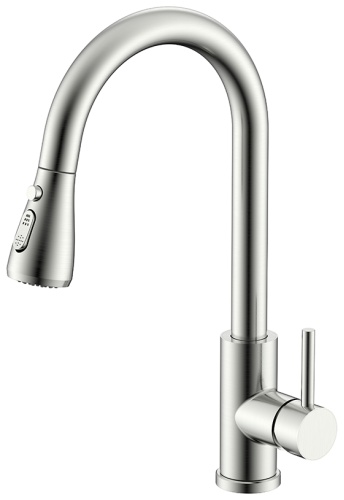 Смеситель Splenka S203.49.05, нержавеющая сталь, цвет сатин