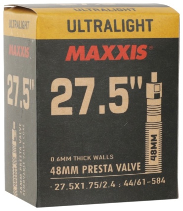 MAXXIS Maxxis Ultralight 27.5x1.75/2.4 0.6mm Велонипель 48мм