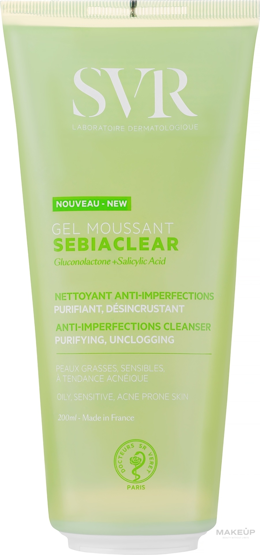 SVR Sebiaclear GEL MOUSSANT гель-пенка 200 мл