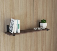 Полка Sky Loft Mark, 80х20.5x1.6 см, темно-коричневый