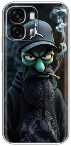 Чехол BAKR для OPPO A6s рисунок