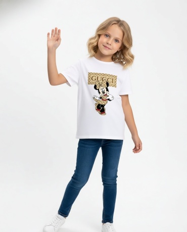 Футболка Gucci Minnie Mouse белый