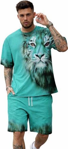 Повседневный костюм FASHION бирюзовый
