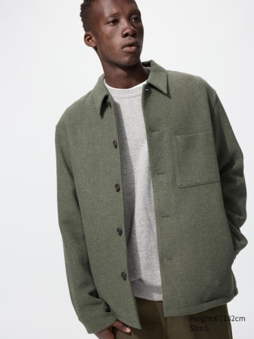 Кардиган Uniqlo оливковый