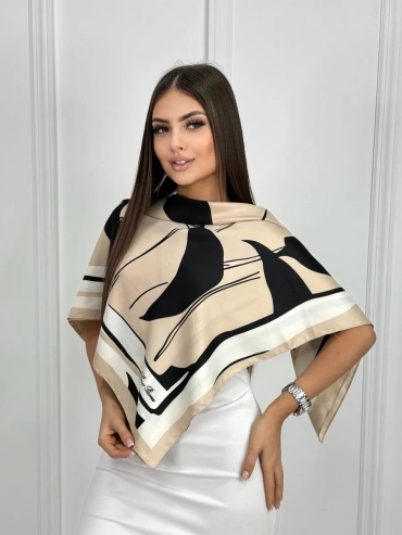 Комплект Family Scarf shop размер универсальный, бежевый