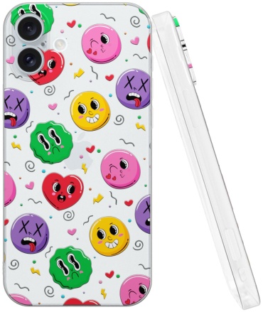 Чехол Mcover для Apple iPhone 16 Plus рисунок