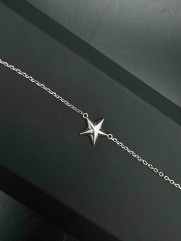 Era Jewellery 0201-8 длина 20 см, вес 1.2 г серебро, плетение якорное