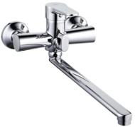 Смеситель для ванны ZEGOR PUD7 A045, латунь, цвет хром