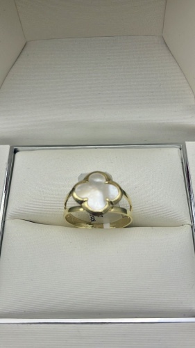 Кольцо Italy Exclusive 1187 размер 18.5 вес 2.58 г золото, фианит