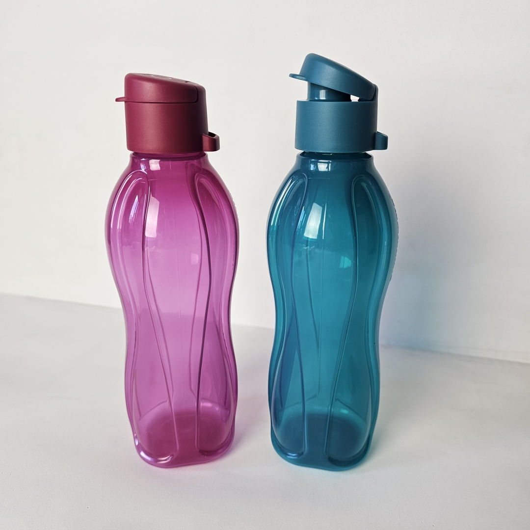 Бутылка Tupperware 0.5 л синий, мультиколор, флип-топ, полипропилен