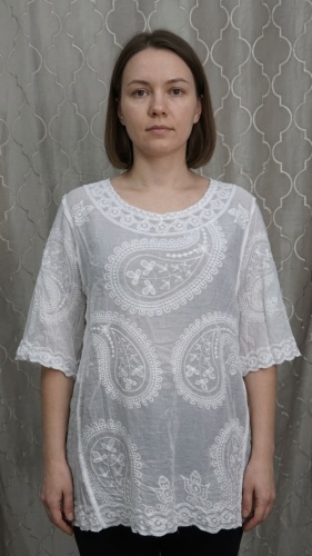 Кардиган ZARYLGUL белый, бежевый