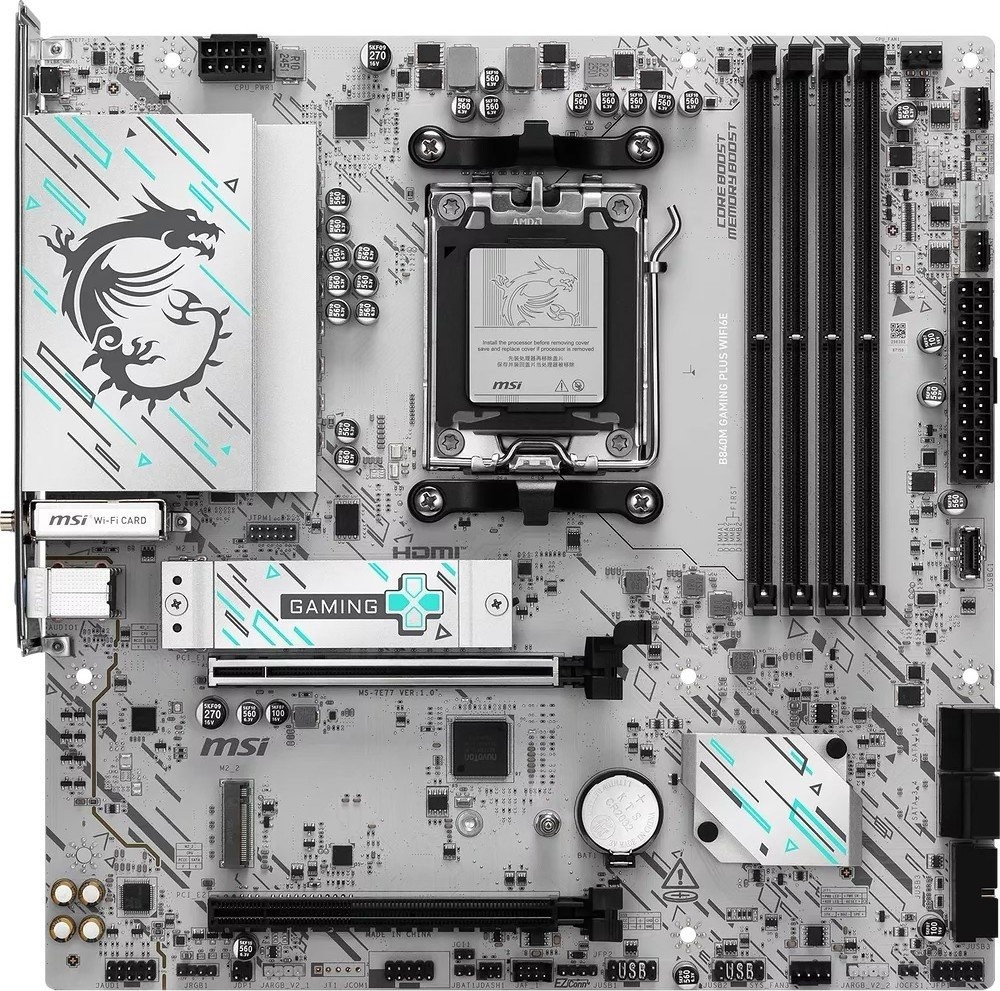 Материнская плата MSI B840M GAMING PLUS WIFI6E