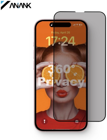 Стекло ANANK для Apple Iphone 16 Pro Max черный