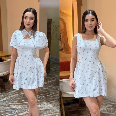 Повседневное платье Karla голубой