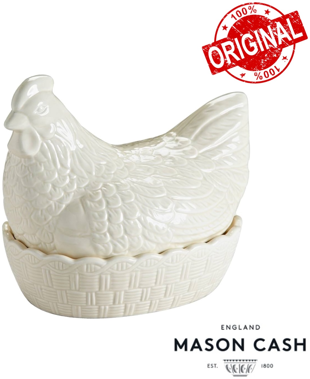 MASON CASH подставка для яйца Cream Hen Nest, керамика