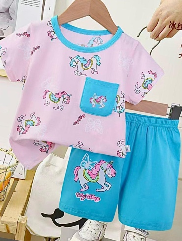 Пижама Baby голубой, розовый