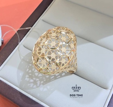 DOS TIME 466645412 размер 20 вес 3.9 г золото, без вставок