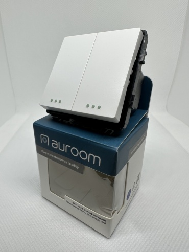 Выключатель клавишный Auroom Auroom, белый