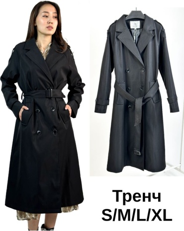 Тренчкот AZAT COLLECTION черный