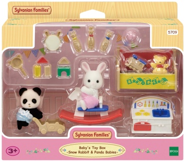 Набор Игровая комната с Пандой и Снежным кроликом Sylvanian Families
