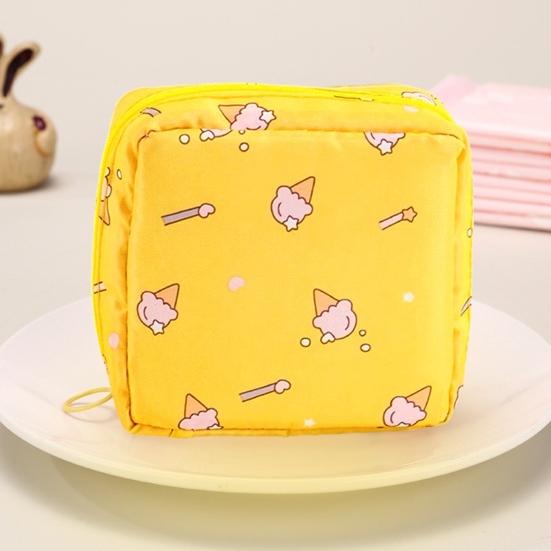 Girlsss secret косметичка полиэстер желтый 12.5X12.5 см