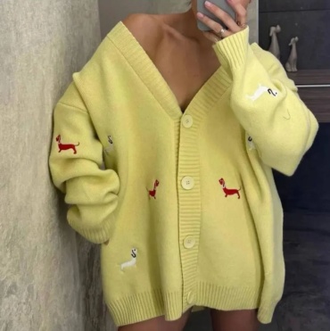 Кардиган желтый