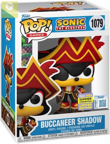Funko pop Buccaneer Shadow Sonic 1079 10 см 1 шт